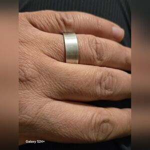 Sterling Silver 925  Men's Ring Sz 13